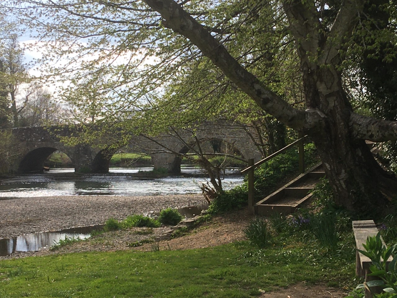 Leinwardine bridge over the river Teme